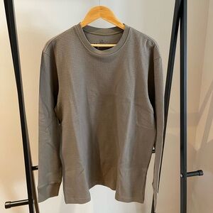 Unless Collective Waffle Long Sleeve Tee - Wms L / Mens M